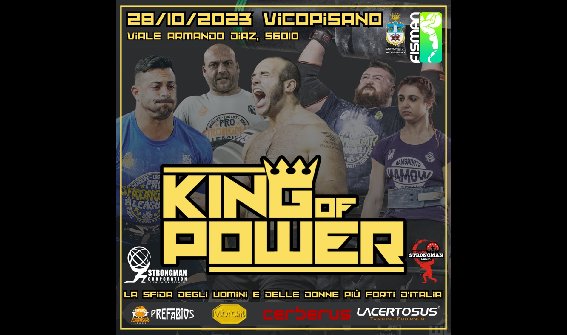 KING OF POWER '23 - BIGLIETTI IN VENDITA SUL SITO!